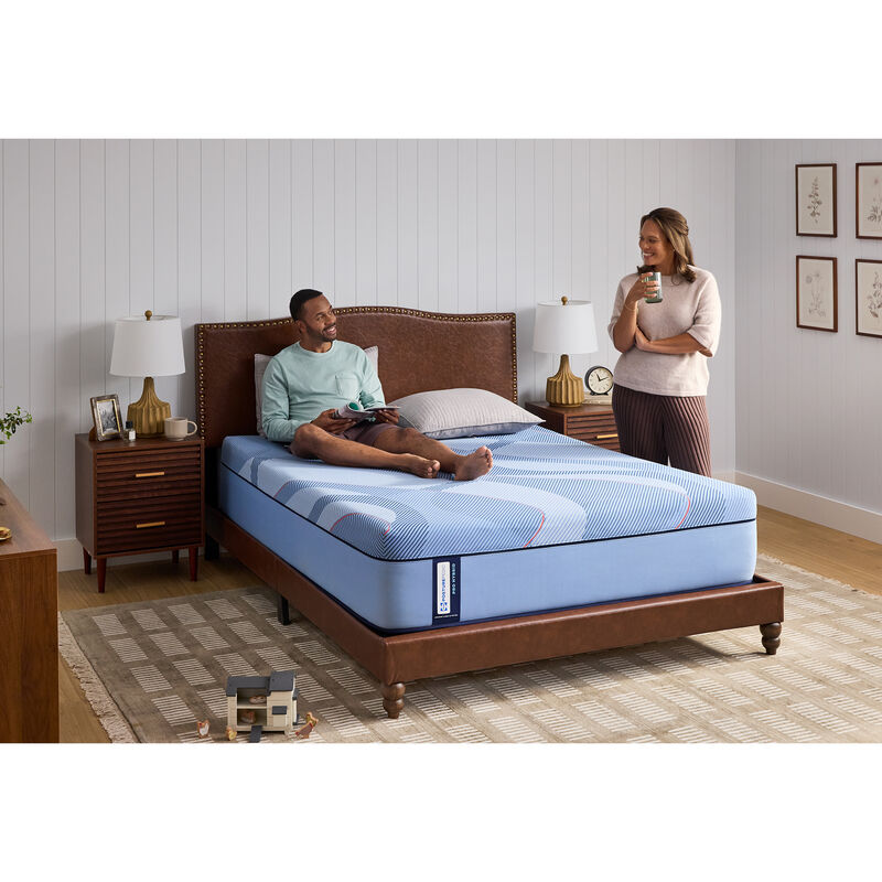 Sealy Reno Posturepedic Pro Hybrid Medium Queen Size Mattress, , hires