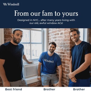 Windmill 6,000 BTU 115V Smart Window Air Conditioner with 3 Fan Speeds, Sleep Mode & Remote Control - White, , hires