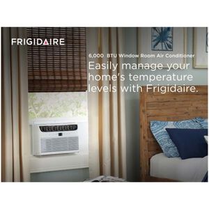 Frigidaire 6,000 BTU 115V Window Air Conditioner with 3 Fan Speeds, Sleep Mode & Remote Control - White, , hires