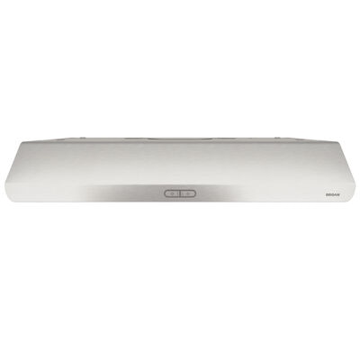 Broan 30 in. Standard Style Range Hood with 3 Speed Settings, 300 CFM & 2 LED Lights - Stainless Steel | BKDB130SS