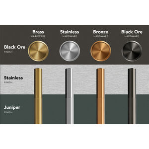 KitchenAid 36 in. 29.5 cu. ft 4-Door French Door Refrigerator with Ice & Water Dispenser - Juniper, Juniper, hires