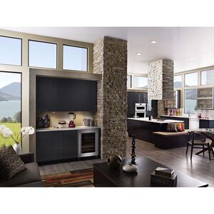 KitchenAid 42 in. Convertible Chimney Style Range Hood with 585 CFM, 3 Fan Speeds , 4 LED & 2 Halogen Lights - Stainless Steel, , hires