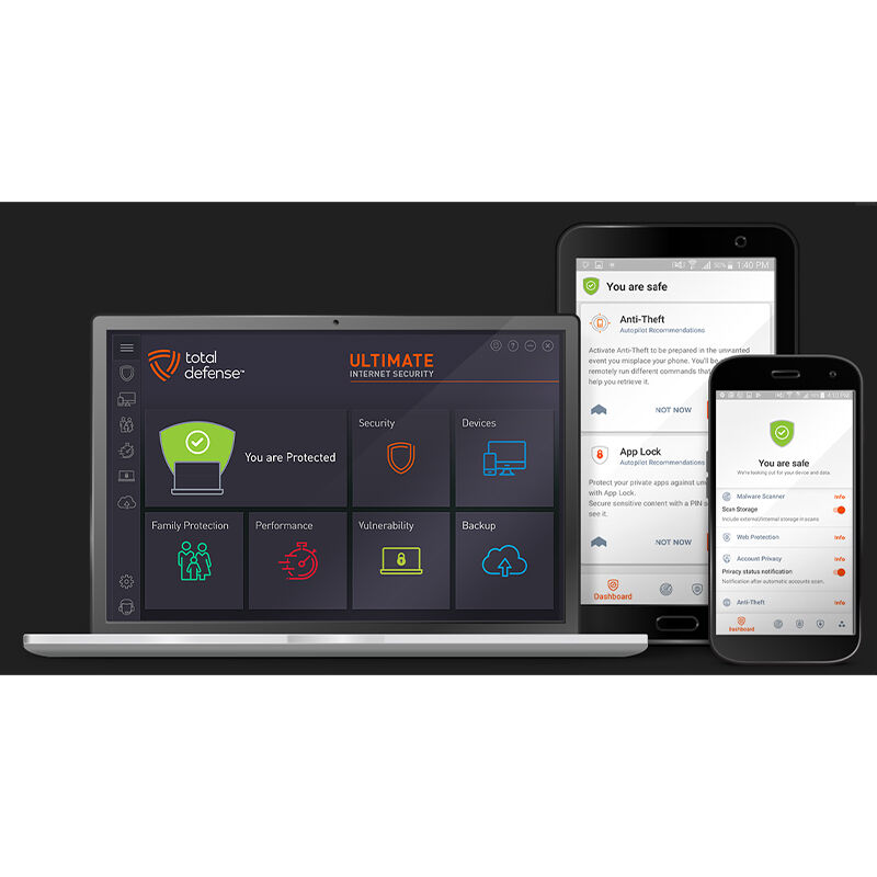 Total Defense Ultimate Internet Security v11- Digital Download- 1 yr Subscription - credit card activation required, , hires