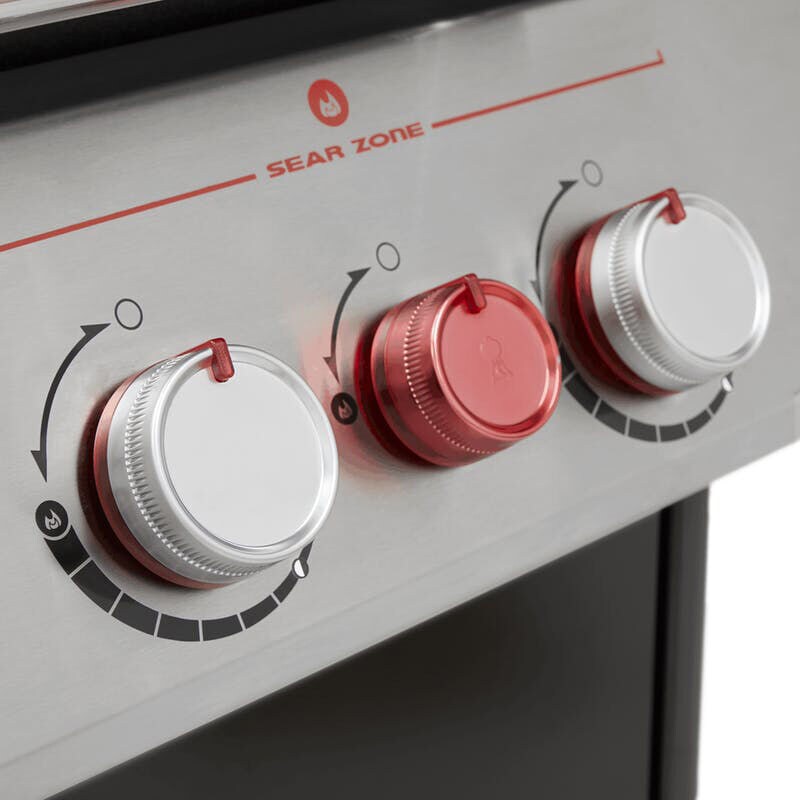 Weber Genesis E-435 4-Burner Natural Gas Grill with Side Burner & Sear Burner - Black, , hires