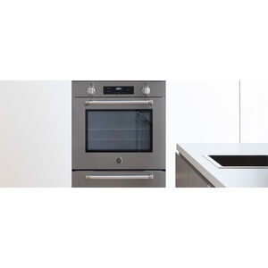 Bertazzoni Master Series 30 in. 4.1 cu. ft. Electric Single Wall Oven with Dual Convection & LED Touch Screen Controls - Stainless Steel, , hires