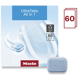 Miele UltraTabs All In 1 for Dishwashers (60 count), , hires