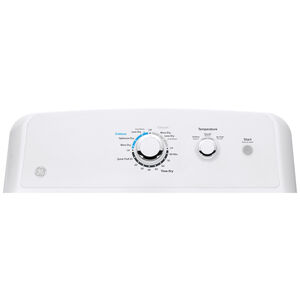 GE 27 in. 6.2 cu. ft. Electric Dryer with Aluminized Alloy Drum - White, , hires