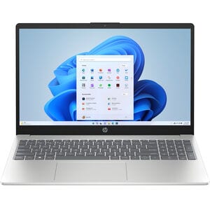 HP 15.6 in. Notebook with Intel Core i5-1235U, 12th Gen, 3.30 GHz CPU, Intel Iris X GPU, 12 GB RAM, 512 GB SSD, up to 6.5 Hrs. of Battery Life & Windows 11 Home - Silver, , hires