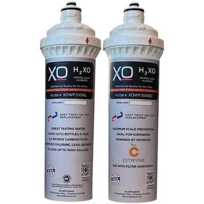 XO Dual Stage In-Line Drinking Water Filtration System Replacement Cartridges | XOWF2002