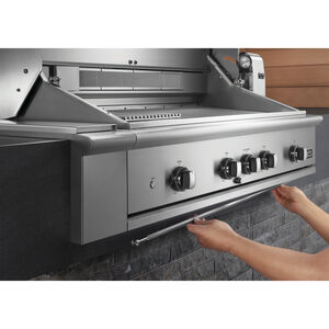 DCS Series 9 48 in. 3-Burner Built-In Liquid Propane Gas Grill with Rotisserie, Sear Burner & Smoke Box - Stainless Steel, , hires