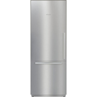 Miele 30 in. Built-In 16.0 cu. ft. Smart Bottom Freezer Refrigerator - Stainless Steel | KF2812SF