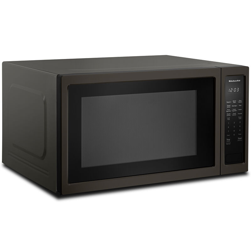 KitchenAid 24inch 2.2 Cu. Ft. Countertop Microwave with 10 Power Levels &  Sensor Cooking Controls - Black Stainless Steel