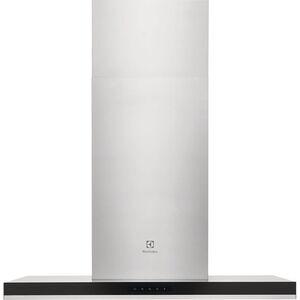 Electrolux 36 in. Chimney Style Range Hood with 412 CFM, Ductless Venting & 1 LED Light - Stainless Steel, , hires