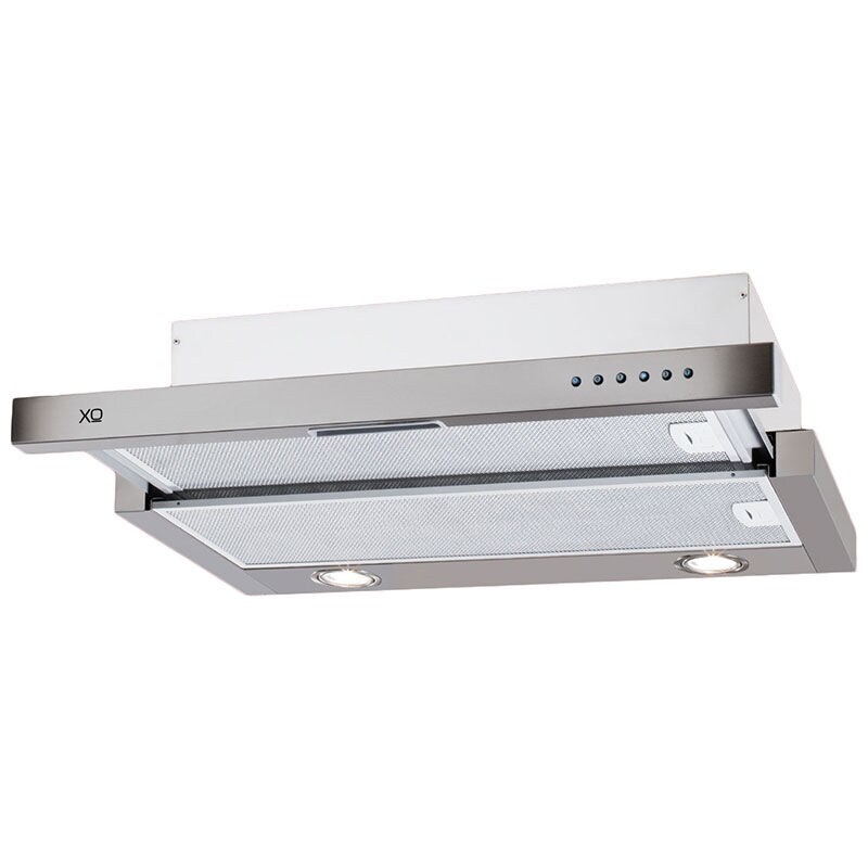 XO 36 in. Convertible Slide-Out Style Range Hood with 600 CFM, 3 Fan Speeds & 2 LED Lights - Stainless Steel, , hires
