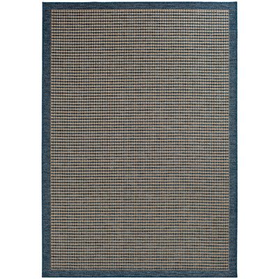 Natco Santorini Collection Avola Outdoor Area Rug 7'10"x9'10" - Cobalt/Natural | 1736OA8-106