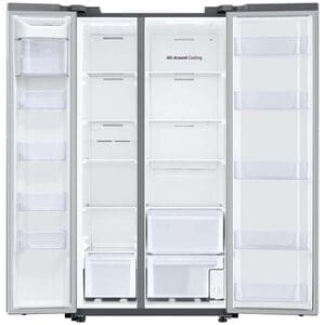 Samsung 36 in. 28 cu. ft. Smart Side by Side Refrigerator with Ice Maker - Stainless Steel, Stainless Steel, hires