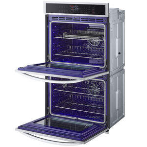 LG 30 in. 9.4 cu. ft. Smart Front Control Electric Double Wall Oven with Standard Convection - PrintProof Stainless Steel, , hires