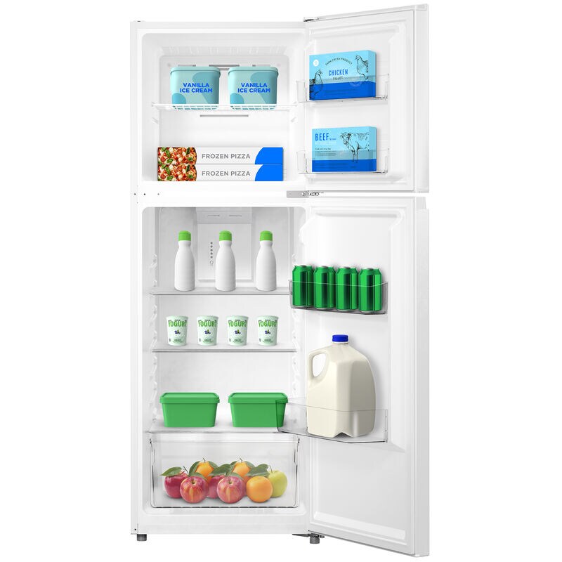 Midea 22 in. 10.1 cu. ft. Counter Depth Garage-Ready Top Freezer Refrigerator - White, , hires