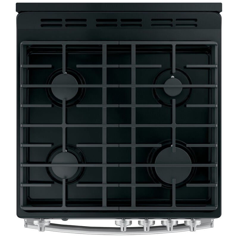 GE 24 in. 2.9 cu. ft. Gas Range with 4 Sealed Burners - Stainless Steel, , hires
