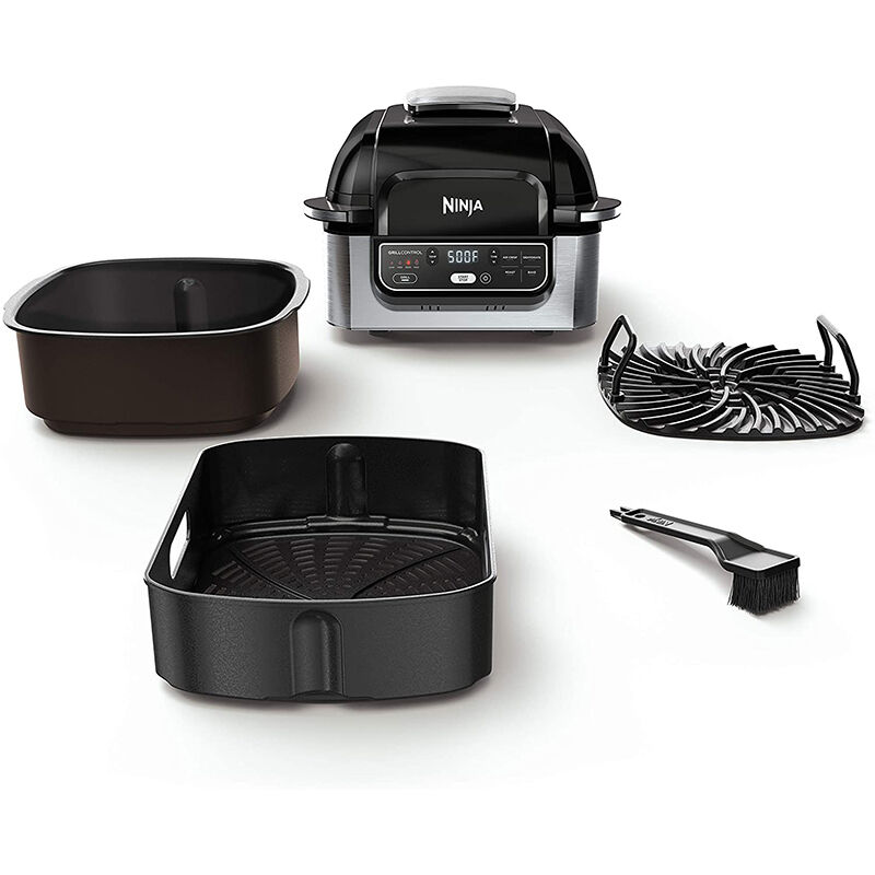 Ninja Foodi 5-in-1 Indoor Electric Grill with 4-qt. Air Fryer 