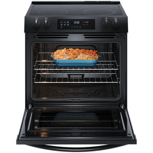 Frigidaire 30 in. 5.3 cu. ft. Electric Range with Smoothtop Burners - Black, Black, hires