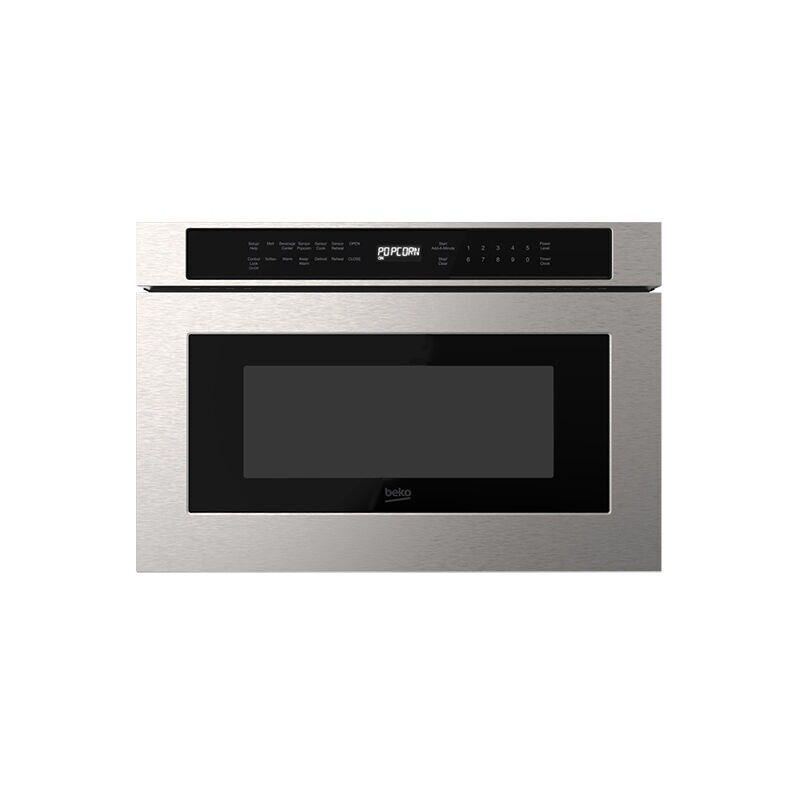 Beko 24inch 1.2 Cu. Ft. Built-In Microwave with 10 Power Levels & Sensor  Cooking - Stainless Steel