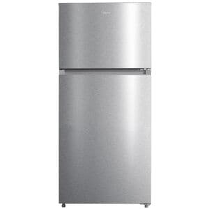 Midea 28 in. 14.2 cu. ft. Counter Depth Garage-Ready Top Freezer Refrigerator - Stainless Steel, Stainless Steel, hires