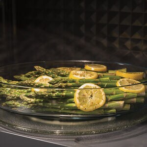 GE Profile 30 in. 2.1 cu. ft. 1000W Over-the-Range Microwave with 400 CFM & Sensor Cooking - Stainless Steel, Stainless Steel, hires