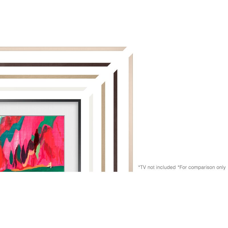 Samsung The Frame 85" Customizable Bezel - Modern Brown Compatible with 2021 - 2025 Frame TVs and 2025 Frame Pro TVs, , hires