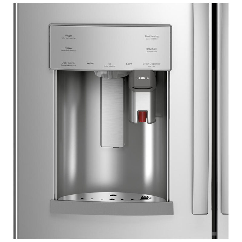 GE Profile 22.1 Cu. Ft. French Door Refrigerator - Fingerprint Resistant  Stainless Steel