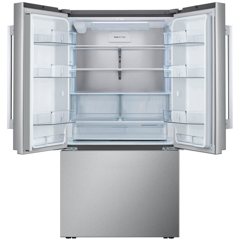 LG 36 in. 26.5 cu. ft. Smart Counter Depth French Door Refrigerator with Internal Water Dispenser - PrintProof Stainless Steel, , hires