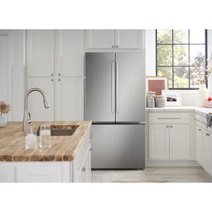 LG 36 in. 26.5 cu. ft. Smart Counter Depth French Door Refrigerator with Internal Water Dispenser - PrintProof Stainless Steel, , hires