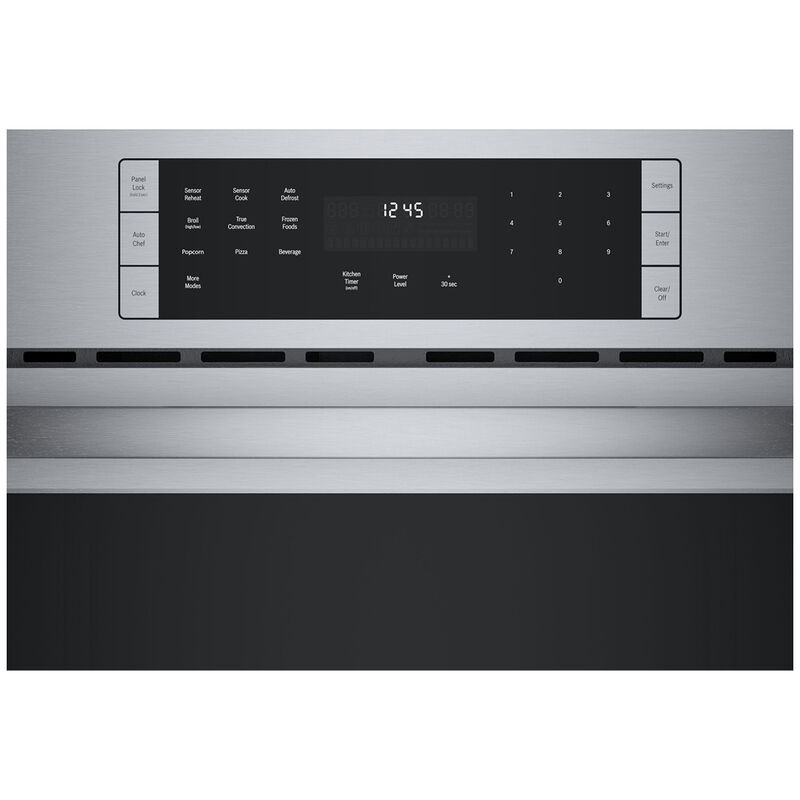 Bosch 500 Series 30 in. 6.2 cu. ft. Speed Electric Microwave/Wall Oven Combo with True European Convection - Stainless Steel, , hires