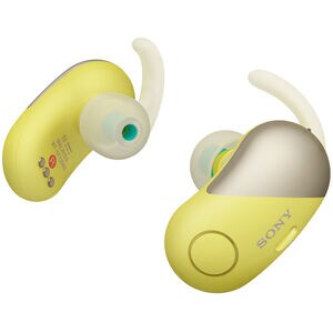 Sony Wireless Bluetooth In-Ear Headphones - Yellow, Yellow, hires