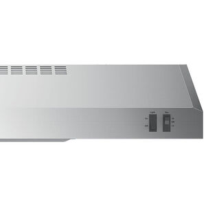 GE 30 in. Standard Style Range Hood with 2 Speed Settings, 200 CFM, Convertible Venting & Incandescent Light - Stainless Steel, , hires