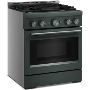 KitchenAid Commercial-Style 30 in. 4.1 cu. ft. Air-Fry True European Convection Gas Range with 4 Sealed Burners - Juniper, , hires