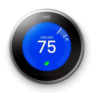 Google Nest Learning Thermostat 3rd Generation - Stainless Steel, , hires