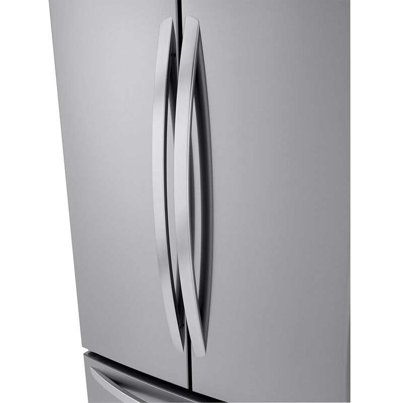 LG 36 in. 22.7 cu. ft. Counter Depth 4-Door French Door Refrigerator with Internal Water Dispenser - Stainless Steel, , hires