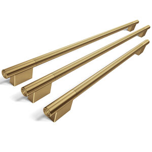 KitchenAid Handle Hardware Accessory Kit for 36 in. Built-In French Door Bottom Mount Refrigerators - Brass, Brass, hires