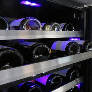 XO 15 in. Undercounter Wine Cooler with Metal Racks, Single Temperature Zone & 34 Bottle Capacity - Custom Panel Ready, , hires