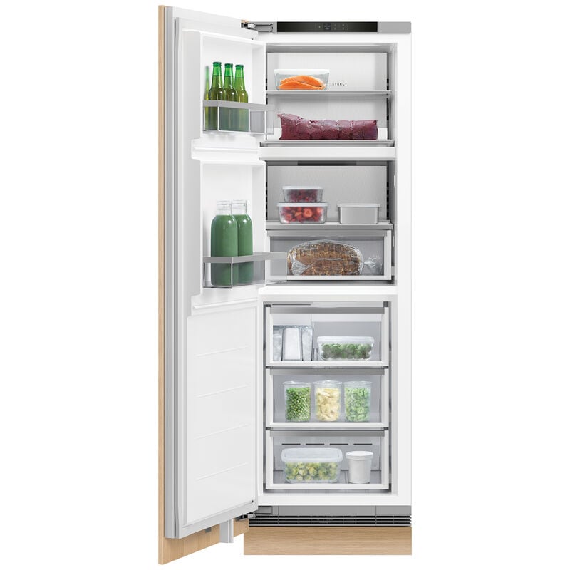 Fisher & Paykel Series 9 24 in. 10.7 cu. ft. Built-In Frost Free Smart Upright Freezer with Ice-Maker & Adjustable Shelves - Custom Panel Ready, , hires