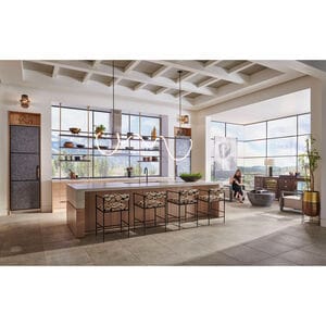 Monogram Minimalist Series 30 in. 10 cu. ft. Smart Top Control SpeedElectric Double Wall Oven with True European Convection - Stainless Steel, , hires