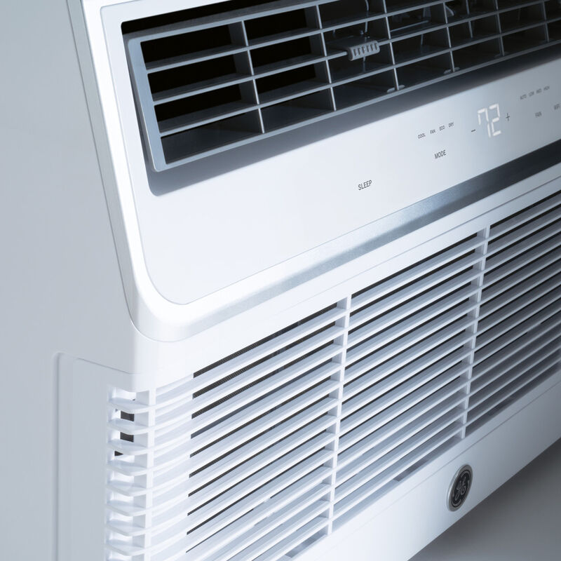 GE 12,000 BTU 115V Smart Energy Star Through-the-Wall Air Conditioner with 3 Fan Speeds, Sleep Mode & Remote Control - White, , hires