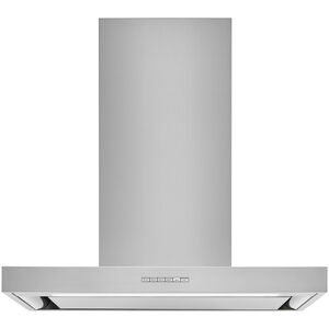 JennAir 30 in. Convertible Chimney Style Range Hood with 585 CFM, 3 Fan Speeds & 1 LED Light - Stainless Steel, , hires