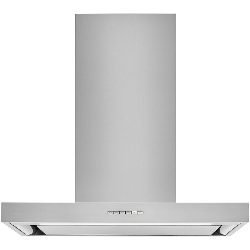 JennAir 30 in. Convertible Chimney Style Range Hood with 585 CFM, 3 Fan Speeds & 1 LED Light - Stainless Steel, , hires