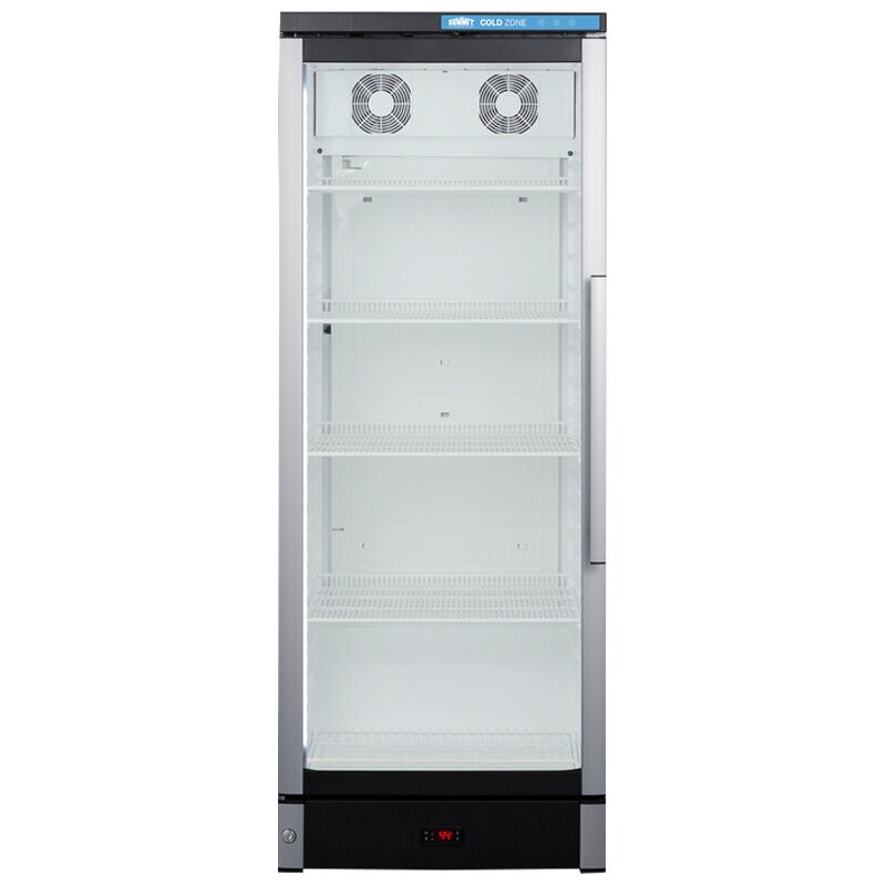 Summit Commercial 24 in. 9.9 cu. ft. Beverage Center with Adjustable Shelves & Digital Control - Stainless Steel, , hires