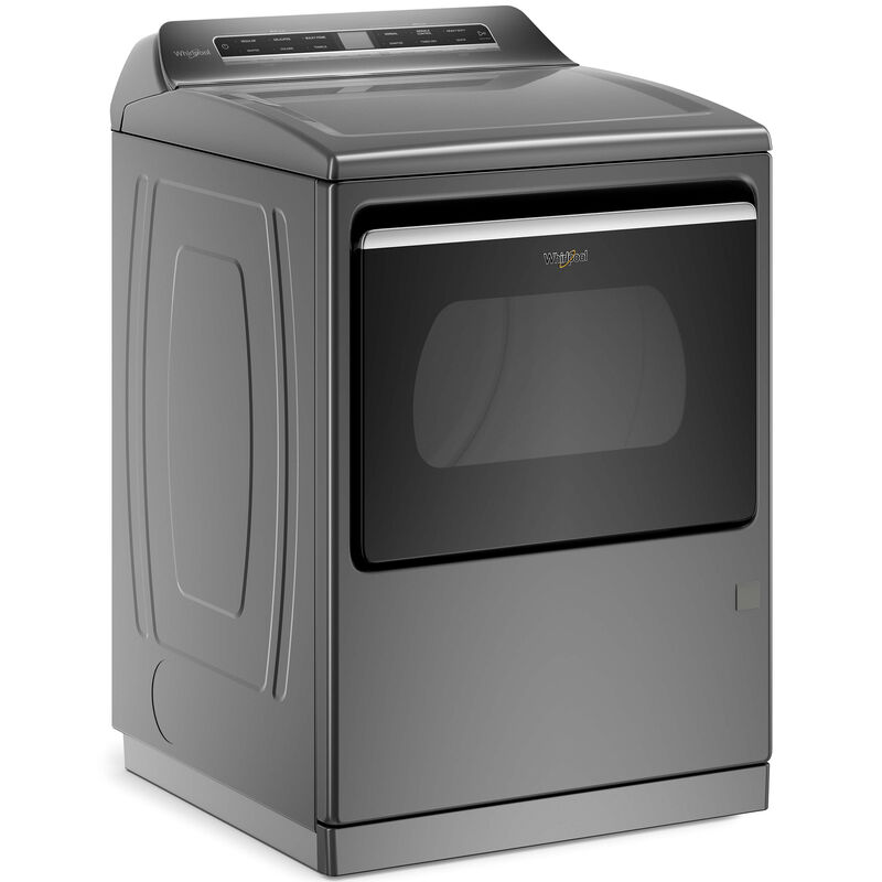 Whirlpool 27 in. 7.4 cu. ft. Smart Gas Dryer with Sensor Dry, Sanitize & Steam Cycle Chrome