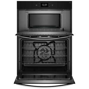 Whirlpool 30 in. 6.4 cu. ft. Smart Electric Microwave/Wall Oven Combo with True European Convection & Sensor Cooking - Fingerprint Resistant Stainless, Fingerprint Resistant Stainless, hires