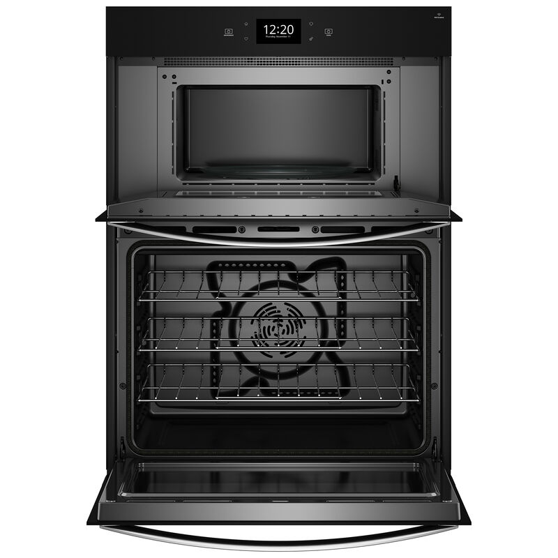 Whirlpool 30 in. 6.4 cu. ft. Smart Electric Microwave/Wall Oven Combo with True European Convection & Sensor Cooking - Fingerprint Resistant Stainless, Fingerprint Resistant Stainless, hires