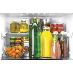 GE 24 in. 11.9 cu. ft. Counter Depth Bottom Freezer Refrigerator - Stainless Steel, , hires
